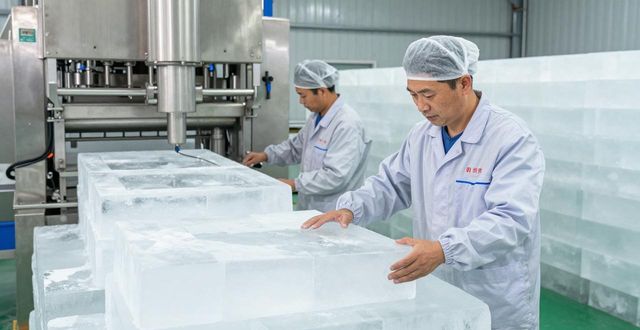 降温大冰块厂家哪家靠谱?良臣制冰厂直供批发