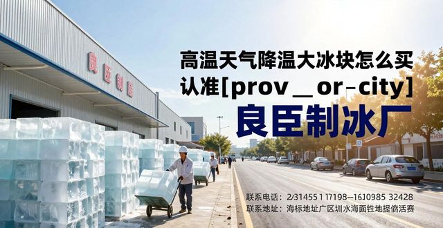 高温天气降温大冰块怎么买 认准东莞良臣制冰厂